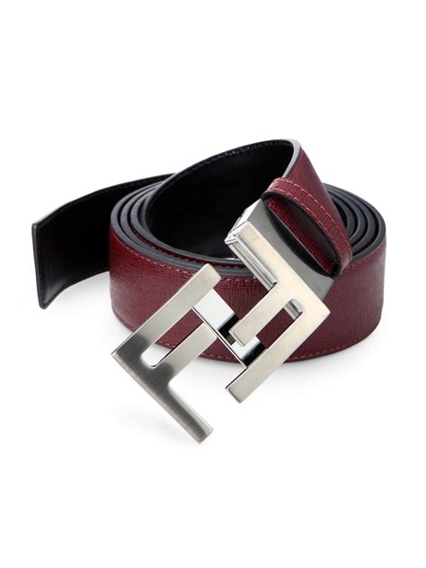 fendi reversible belt red|fendi reversible belt women's.